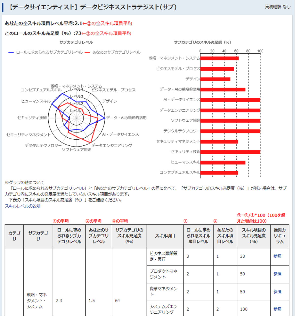 診断レポート(イメージ)1