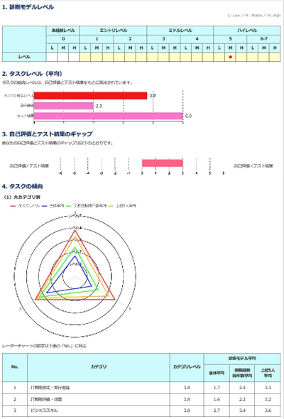 診断レポート（イメージ）1