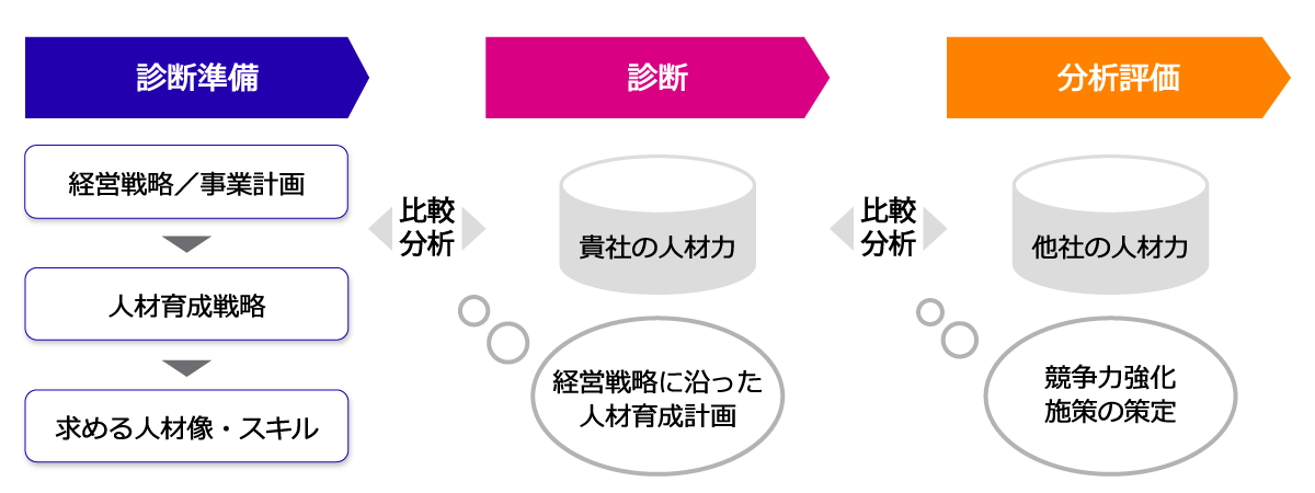 Knowledge Co-Creating人材力診断コンサルサービス全体像
          