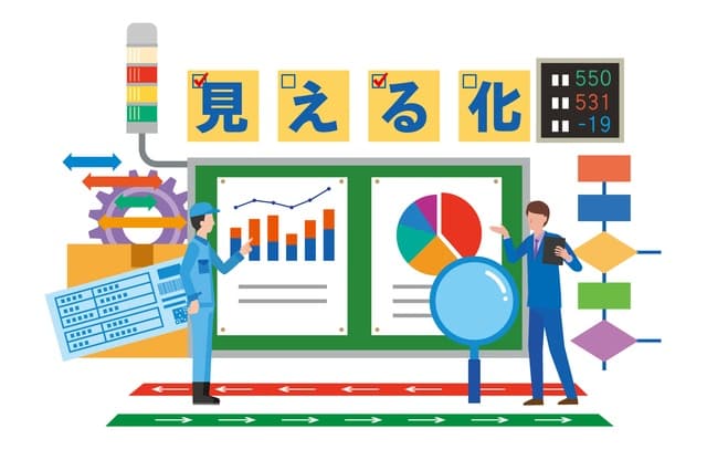 業務の見える化とは？概要・メリット・見える化すべき項目・方法・ポイントについて詳しく解説！