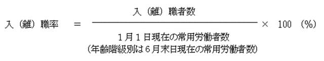 離職率の計算方法