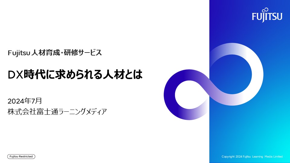 DX時代に求められる人材とは資料スライド1