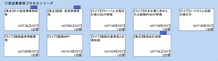 ◇製造業業務プロセスシリーズ