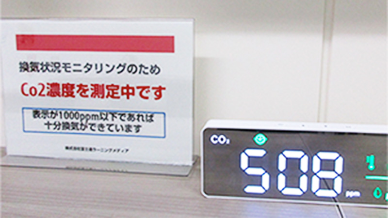 CO2測定器の写真